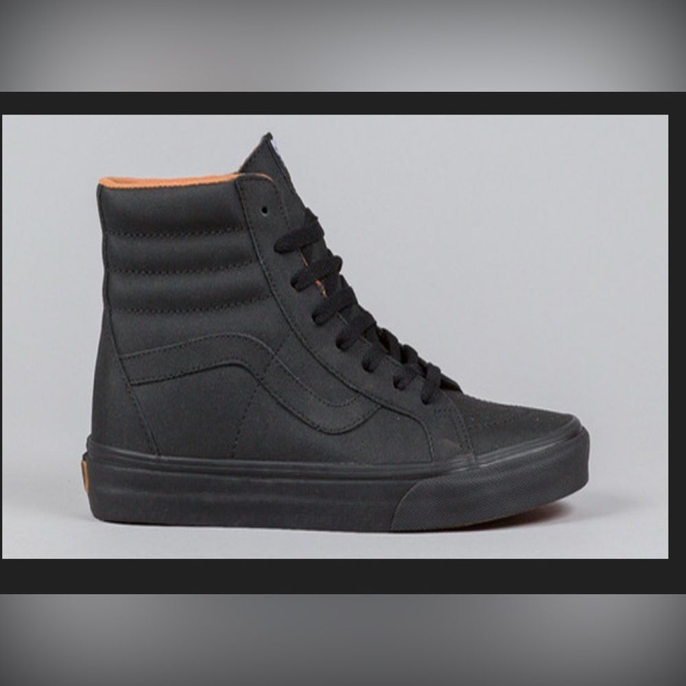 High-Top Men's Vans SK8-Hi Reissue Black/bran